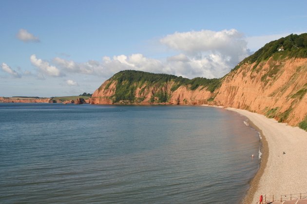 Sidmouth’s coastline forms part of the Jurassic coastline